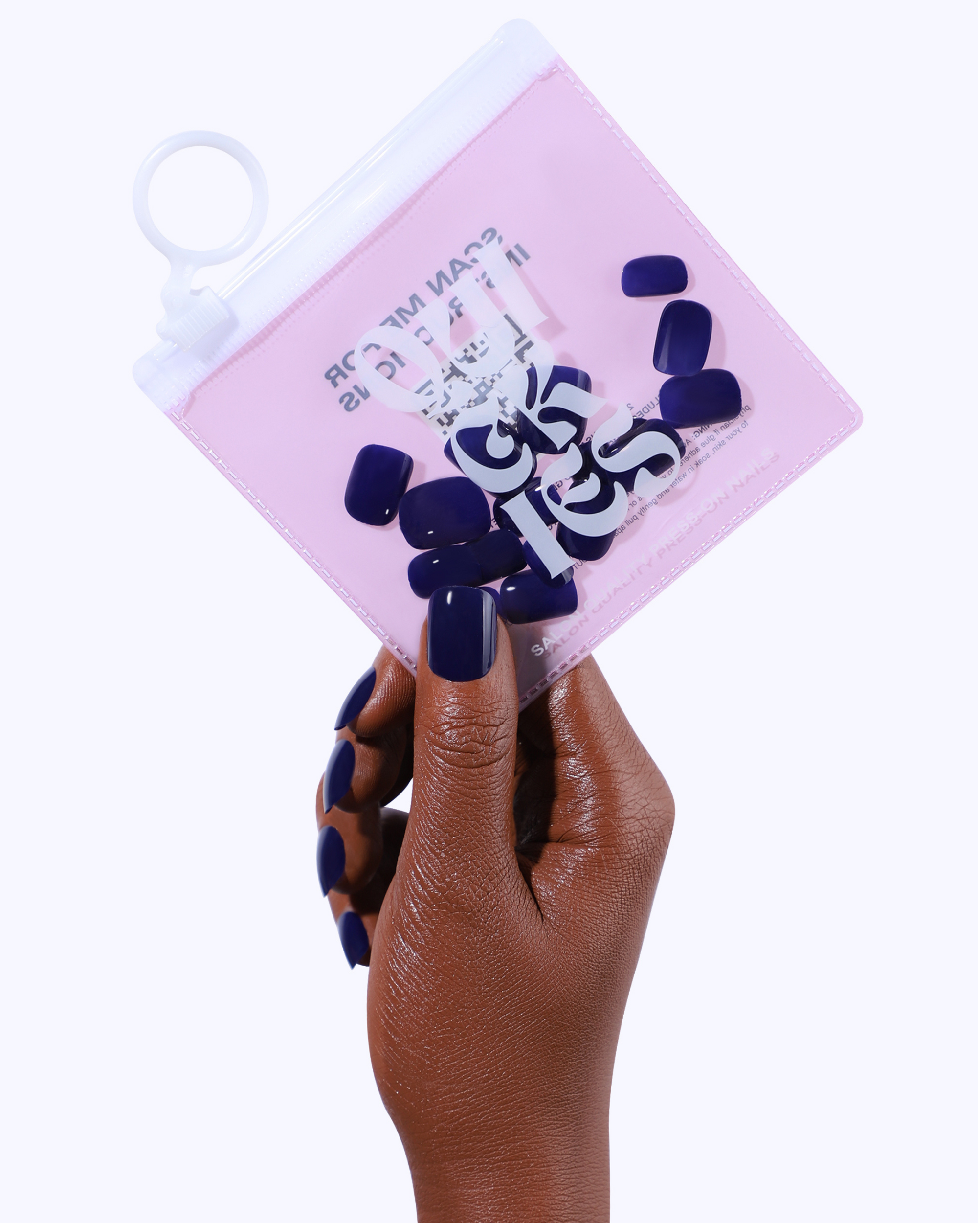 You Drive Me Navy Press On Nails (24PC)
