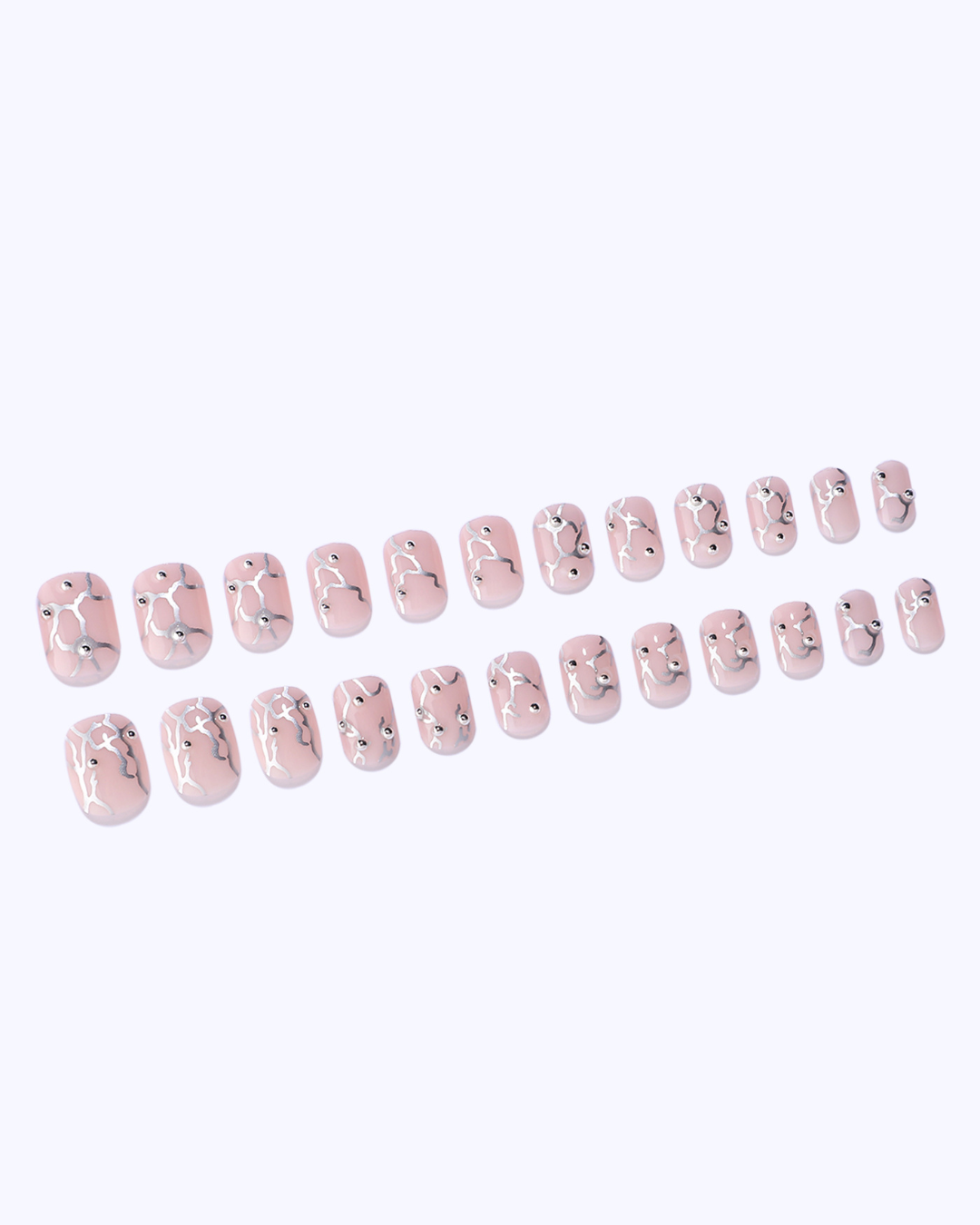 Mini Silver Linings Press On Nails (24PC)