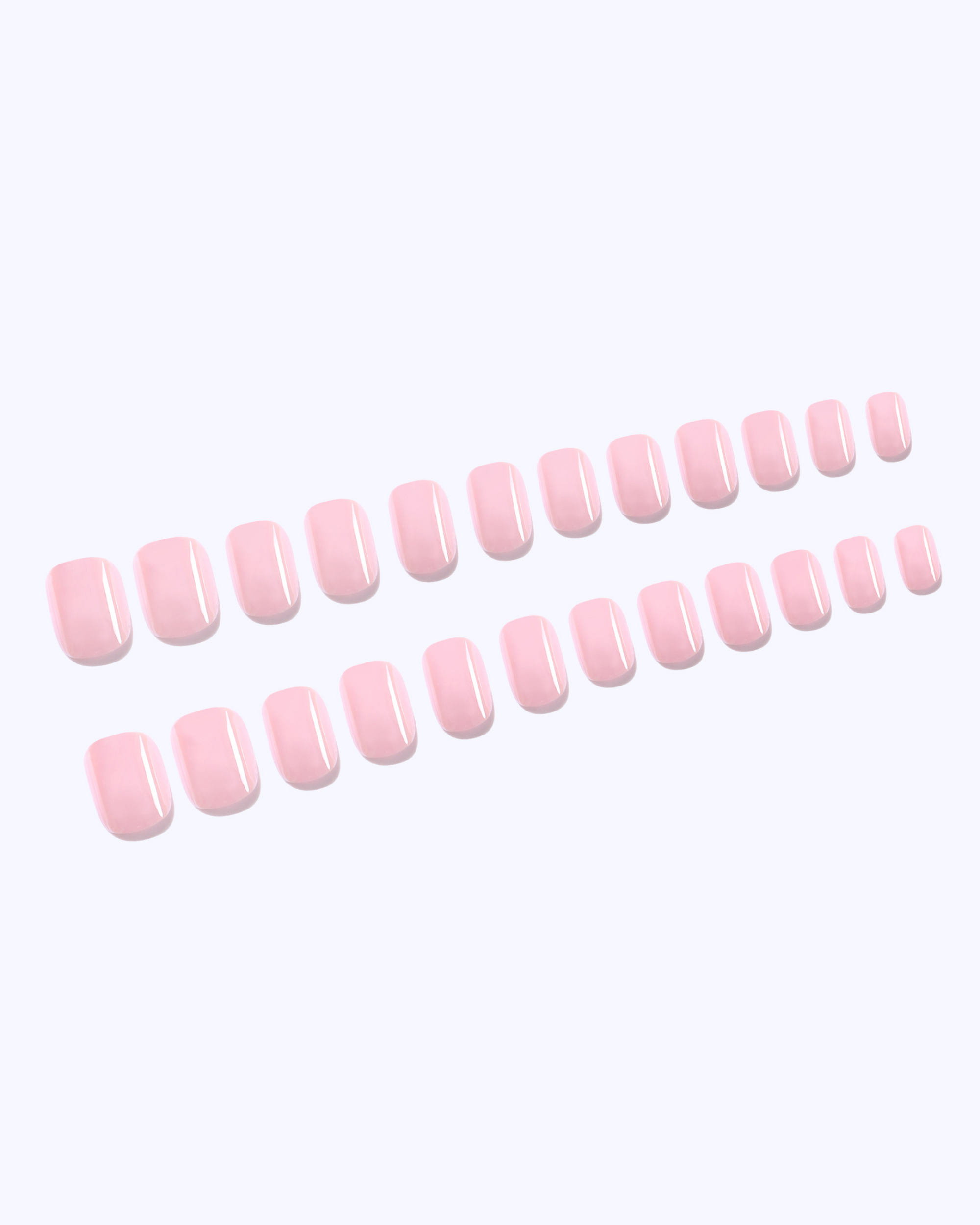 Mini Pink Ribbon Press On Nails (24PC)