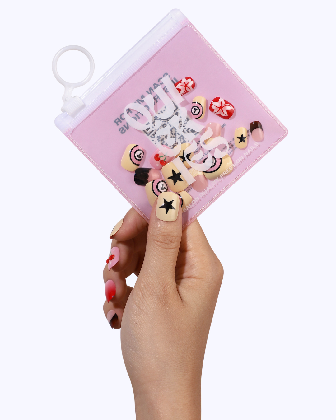 Lucky Strike Press On Nails (24PC)