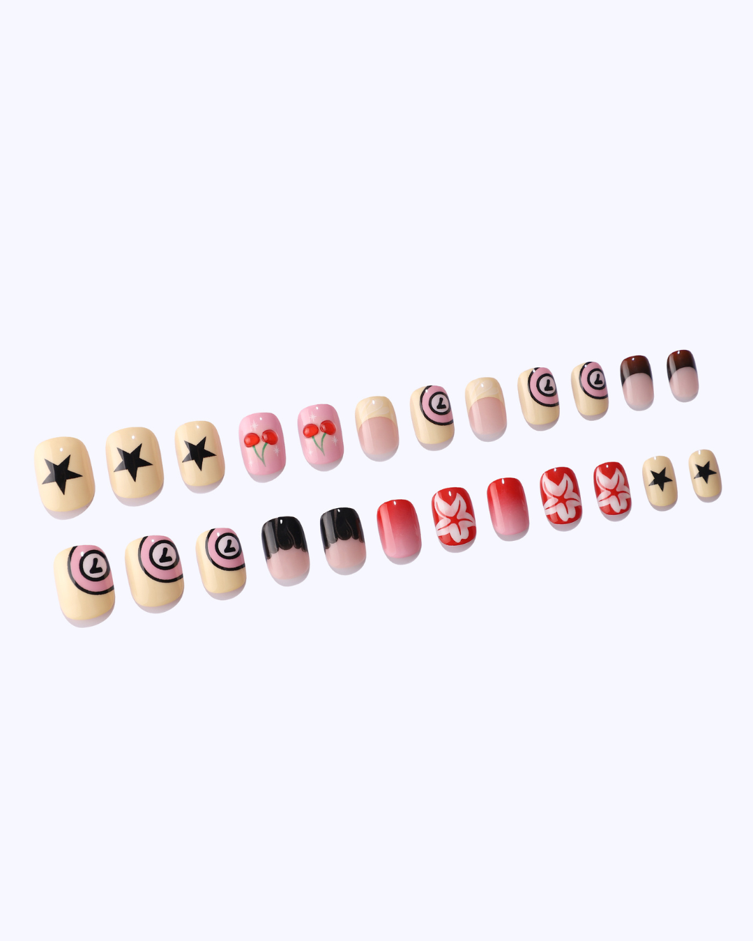 Lucky Strike Press On Nails (24PC)