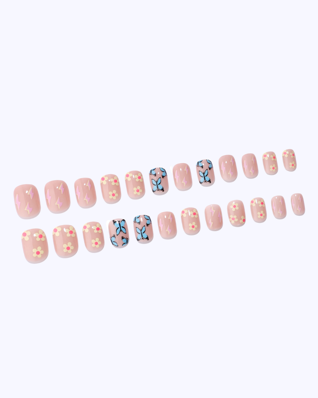 The Birds Papaya Press On Nail Bundle (5 Sets)