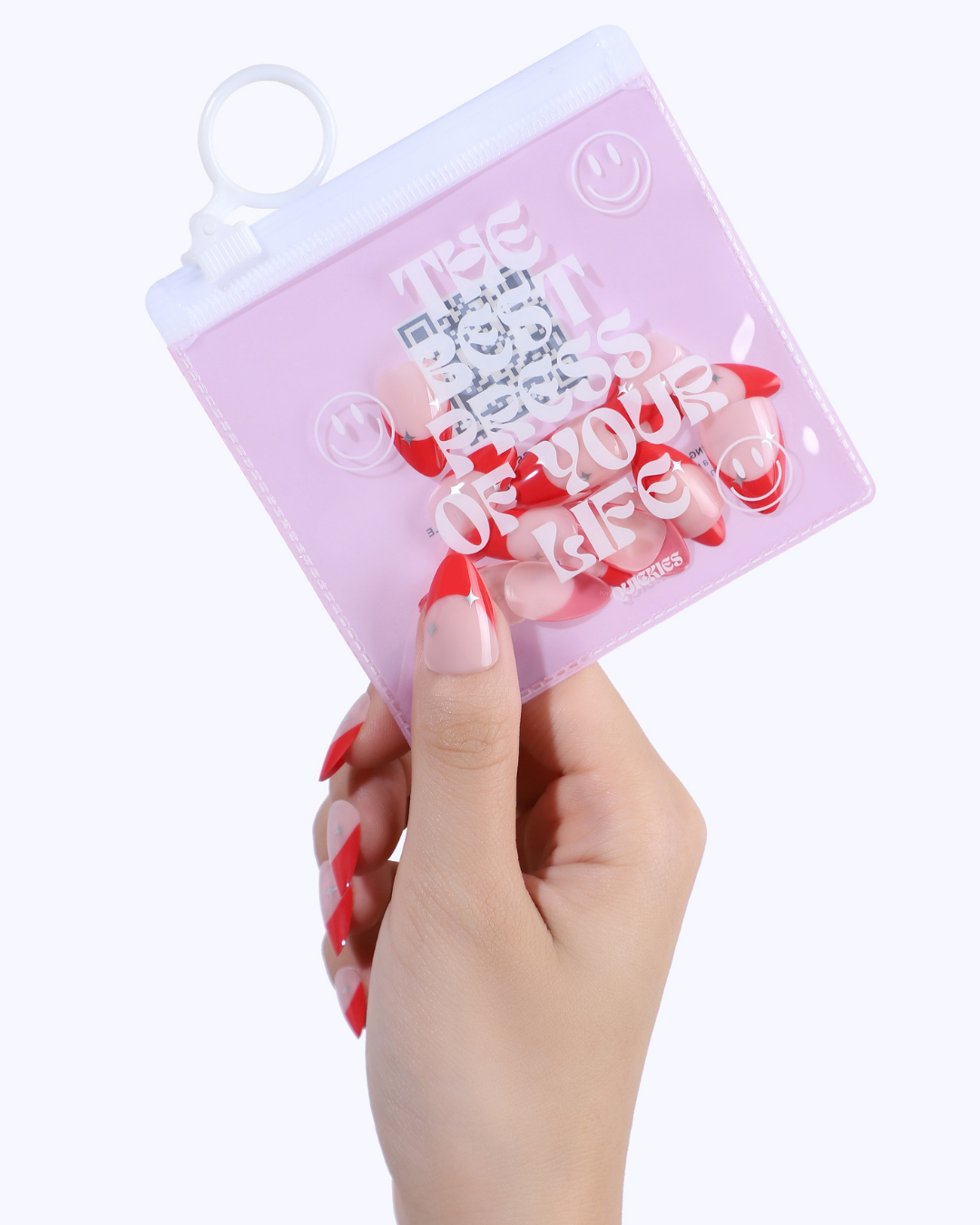 Red My Mind Press On Nails (24PC)