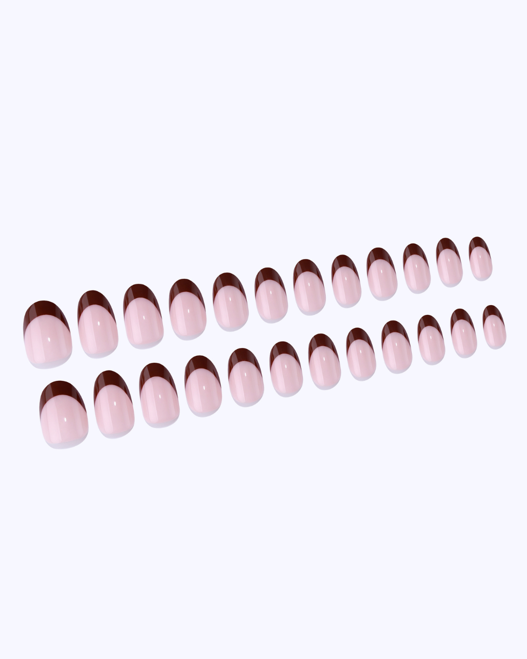 Chocolate Dipped Press On Nails (24PC)
