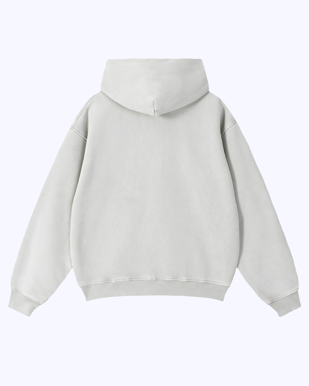 Studio Boxy Double-Zip Fleece Hoodie (Cloud/Bubblegum)