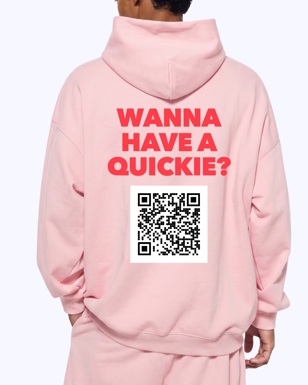 Wanna Have A Quickie? Heavyweight Hoodie (Candy/Tomato)