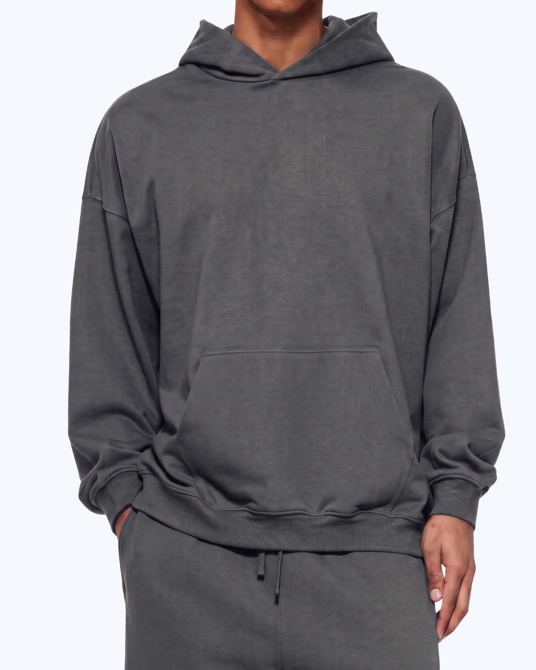Wanna Have A Quickie? Heavyweight Hoodie (Charcoal/Lavender)