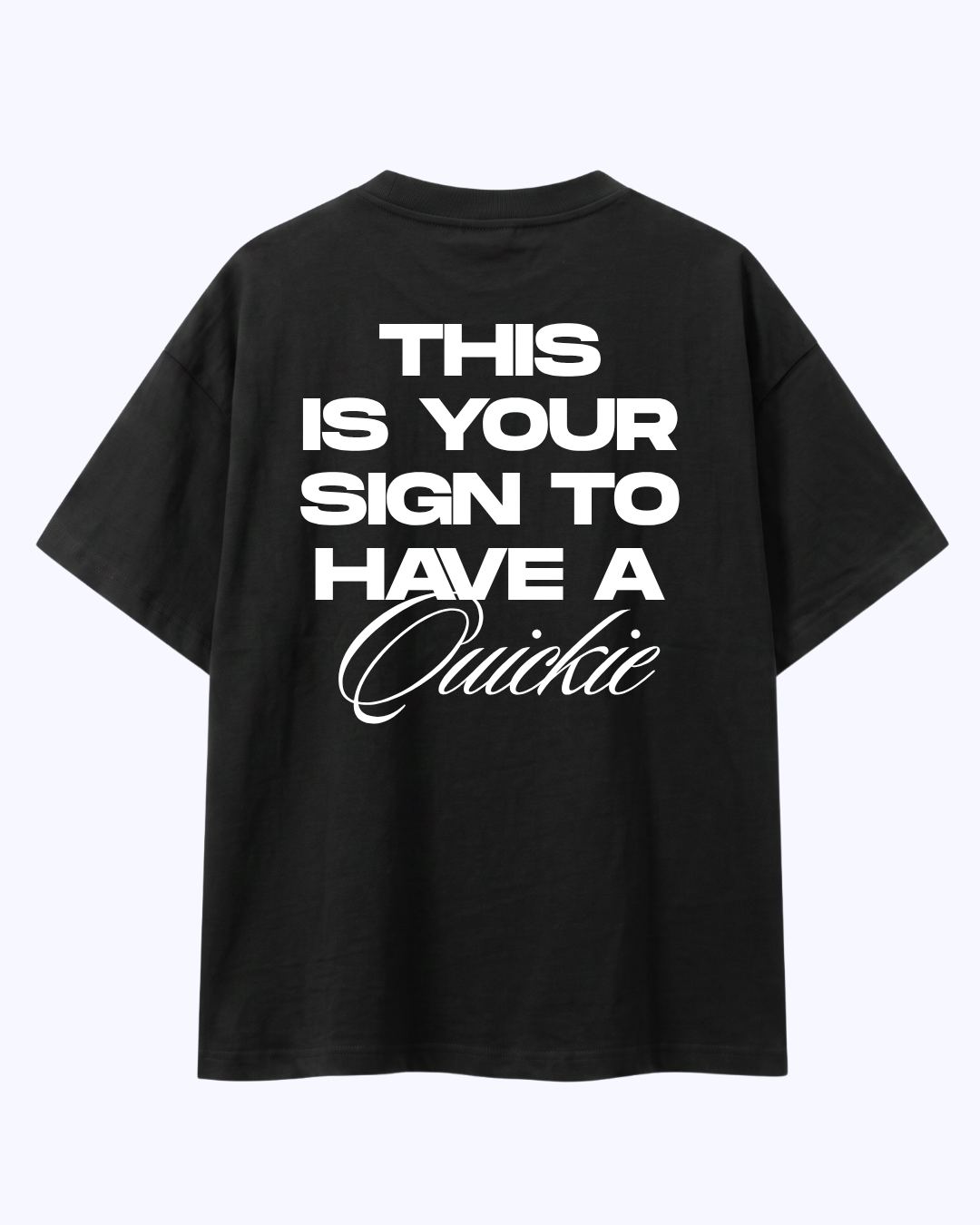 This Is Your Sign Boxy Staple Tee (Black/White)
