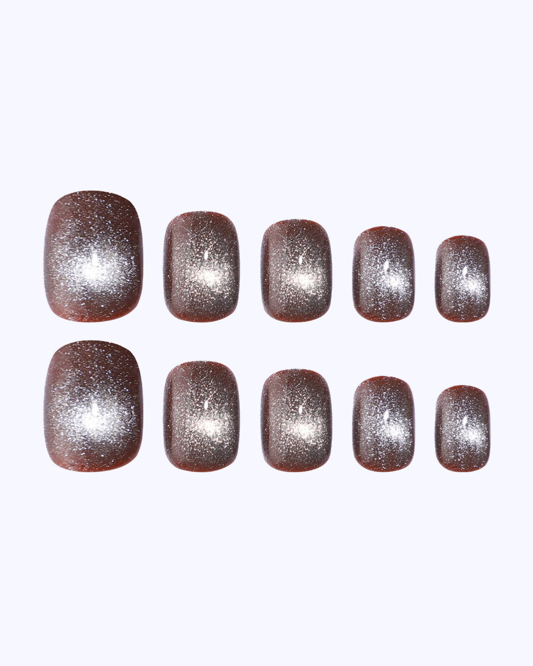 Mini Brown Sugar Press On Nails (24PC)