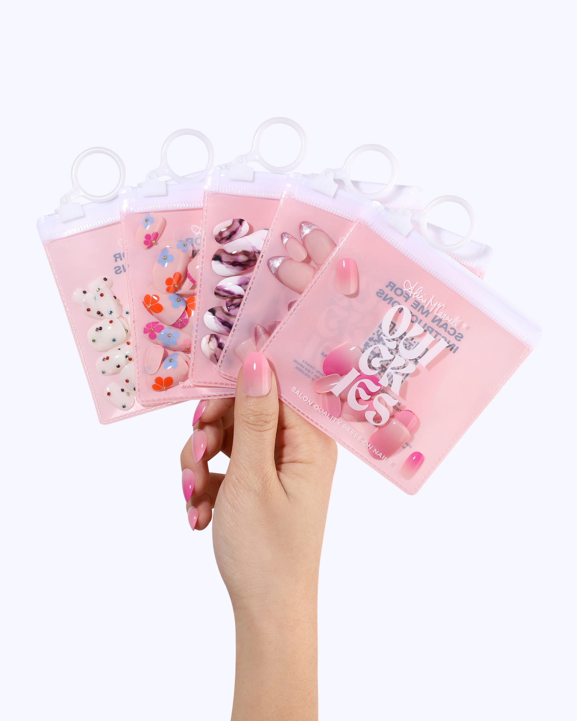 The Alicia McCarvell Press On Nail Bundle (5 Sets)