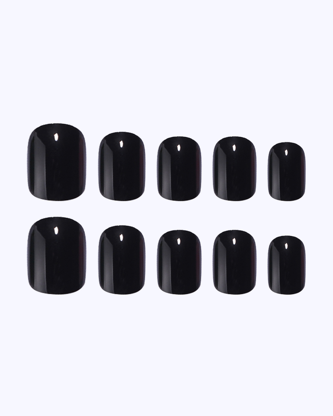 Mini Blackout Press On Nails (24PC)