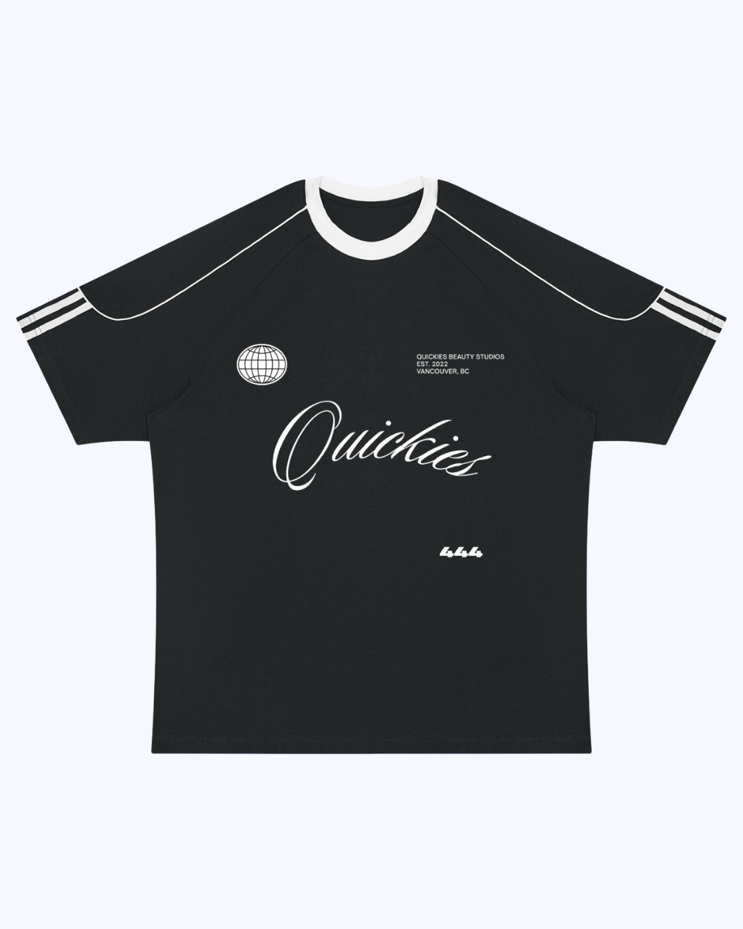 Legacy Athletic Raglan Color Block Tee (Black/White)