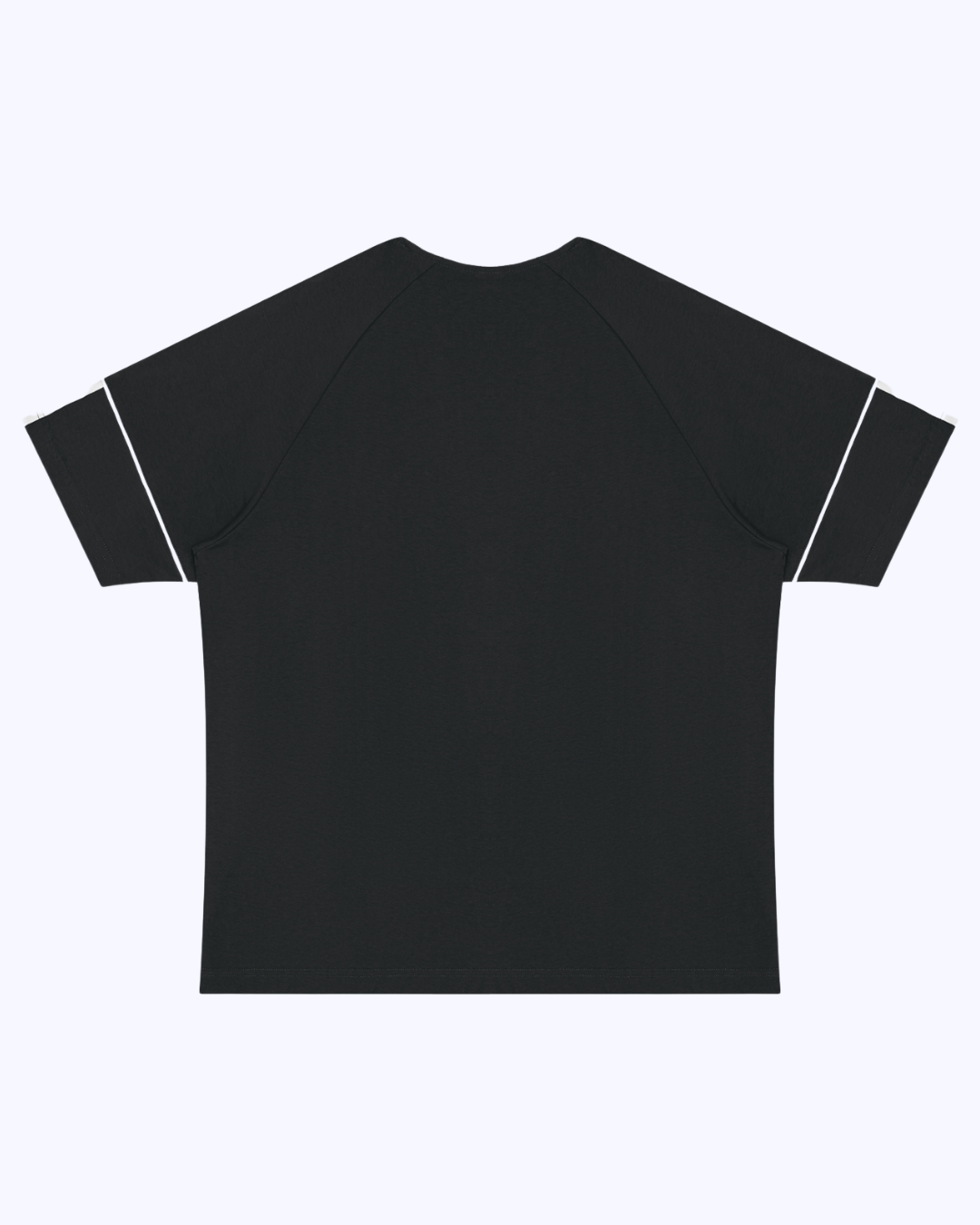 Legacy Athletic Raglan Color Block Tee (Black/White)