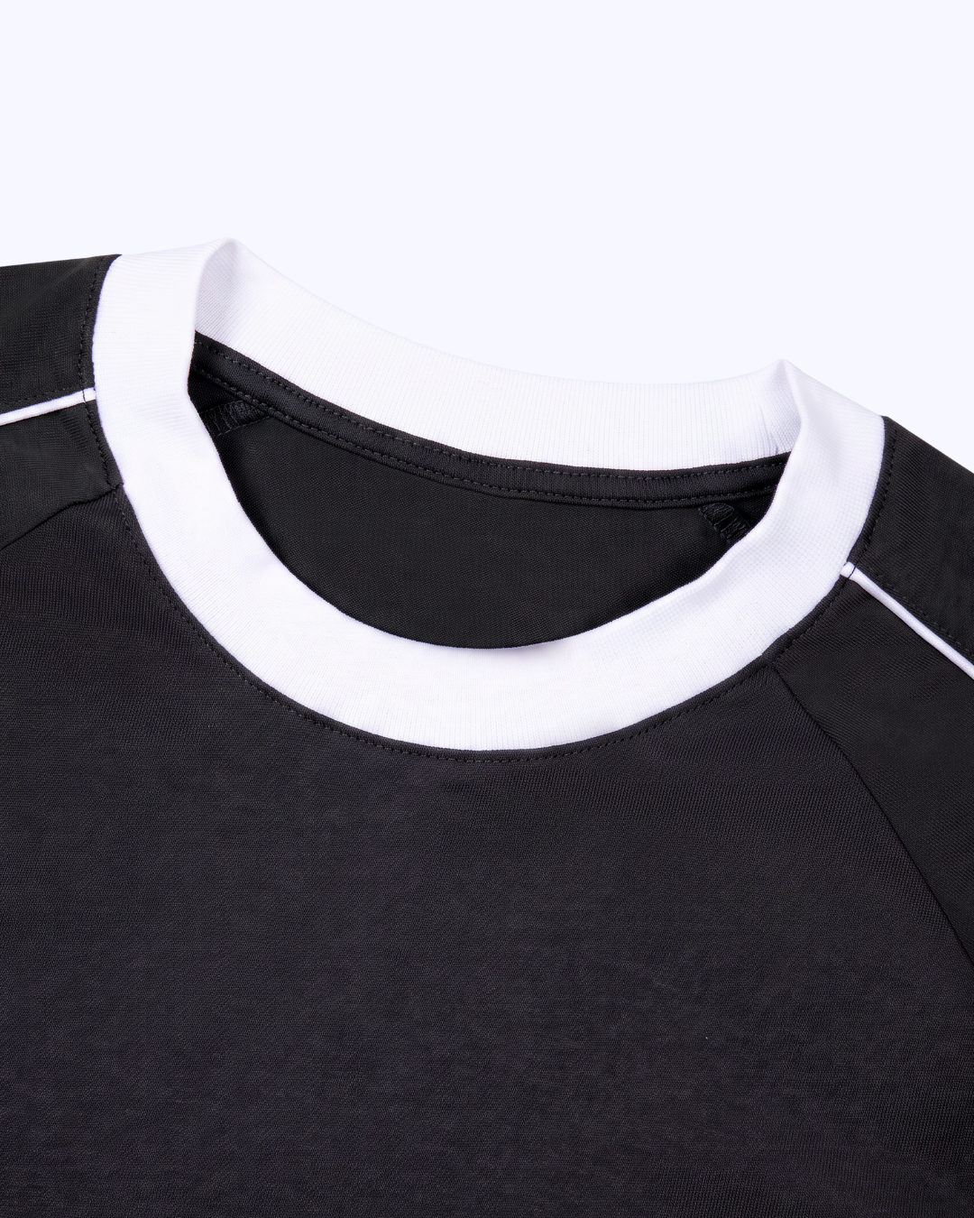 Legacy Athletic Raglan Color Block Tee (Black/White)