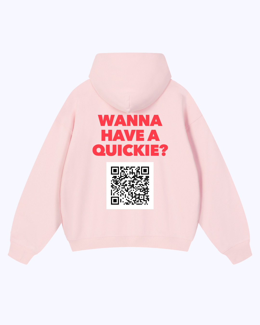 Wanna Have A Quickie? Heavyweight Hoodie (Candy/Tomato)