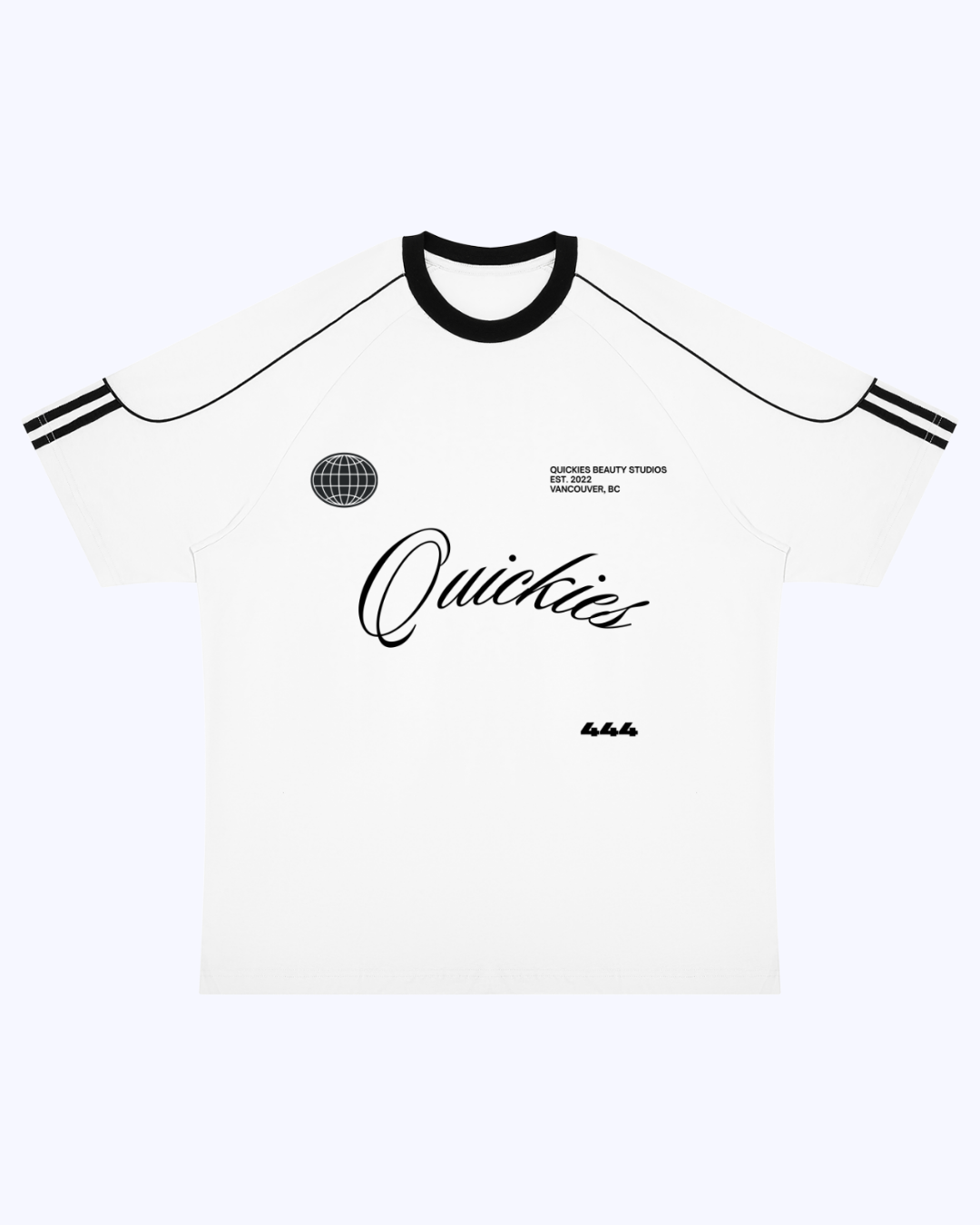 Legacy Athletic Raglan Color Block Tee (White/Black)