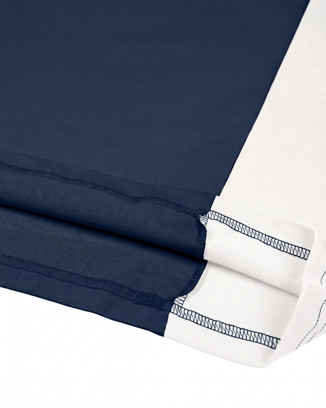 Studio Raglan Colour Block Tee (Navy/White/Butter)