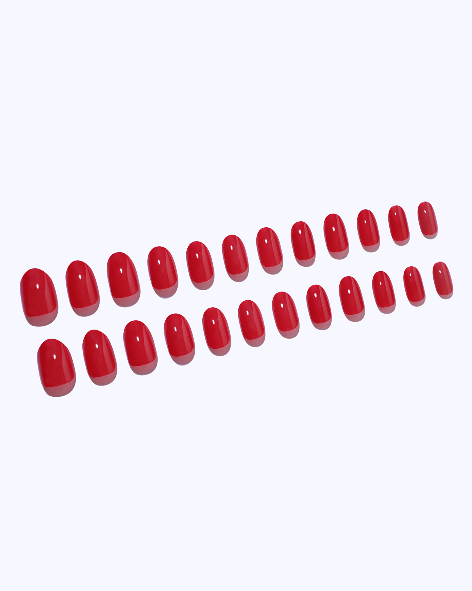 Red Hot Press On Nails (24PC)