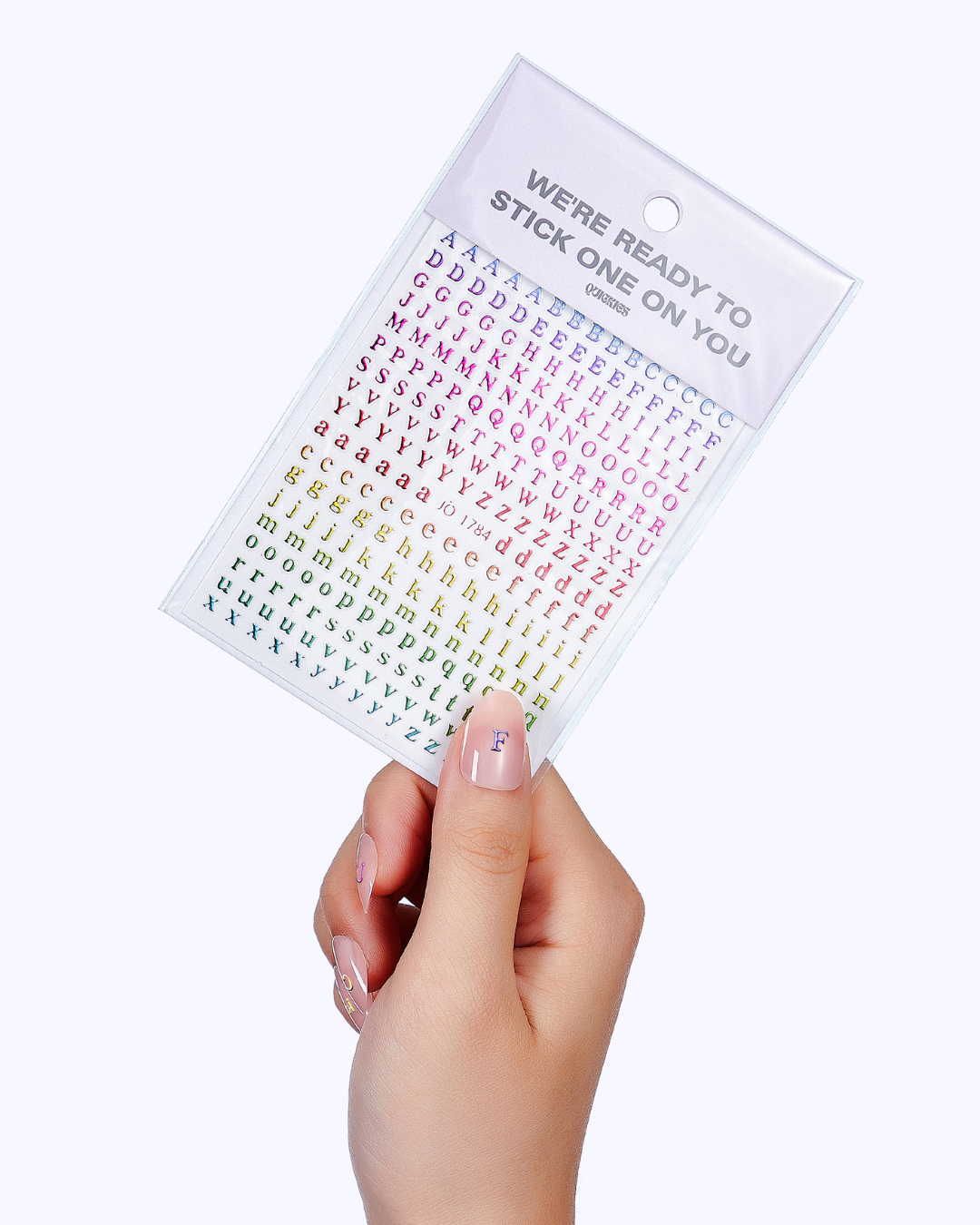 Shop Rainbow Letter Nail Stickers