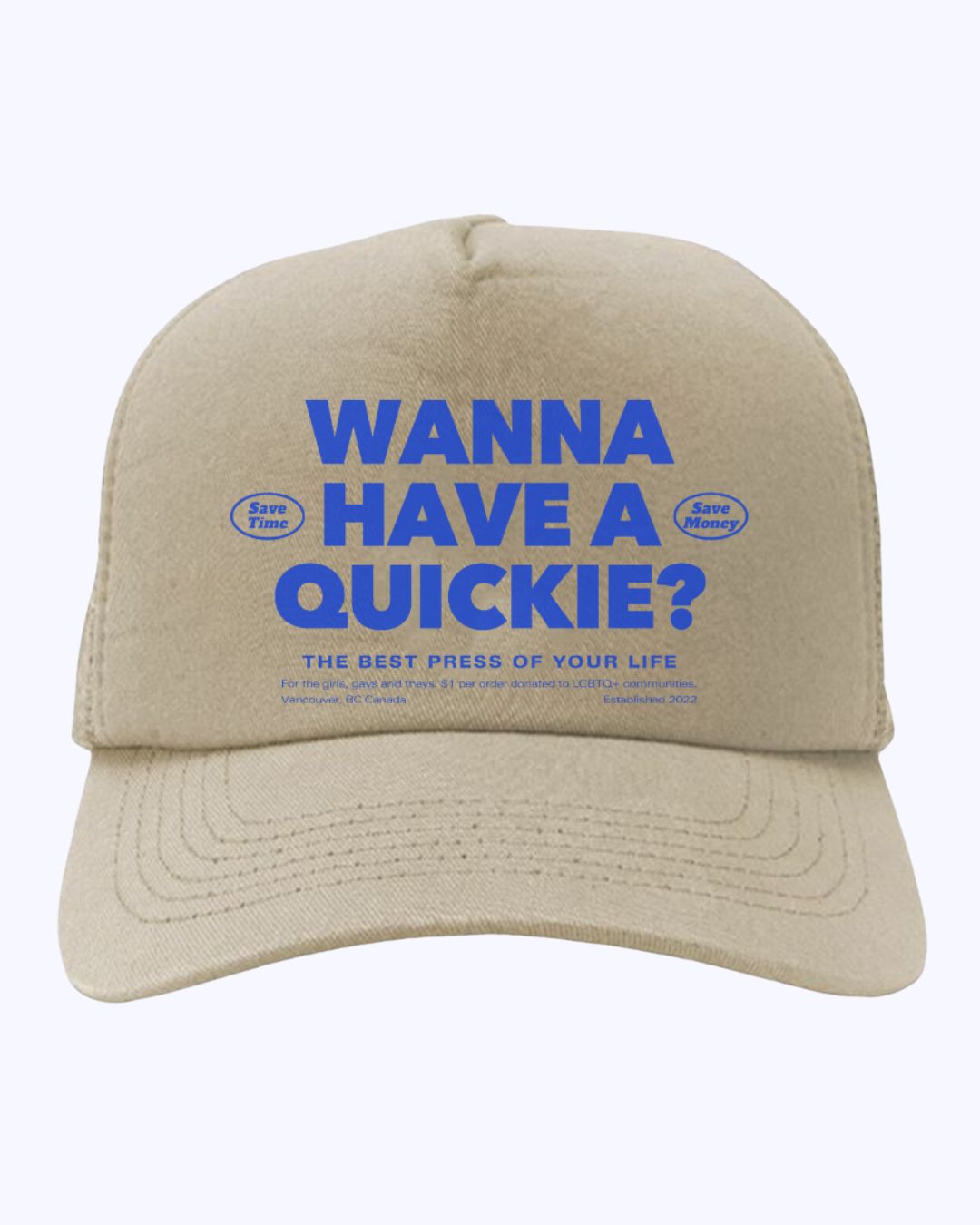 Wanna Have A Quickie? Mesh Panel Trucker Hat (Limited Edition)
