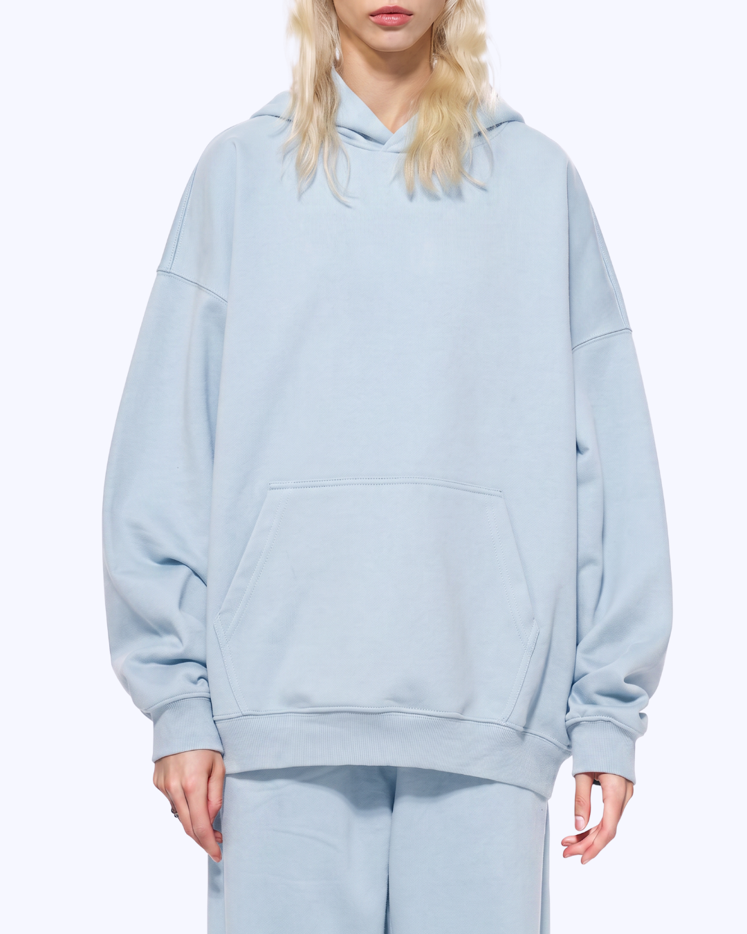 Wanna Have A Quickie? Heavyweight Hoodie (Powder/Azure)