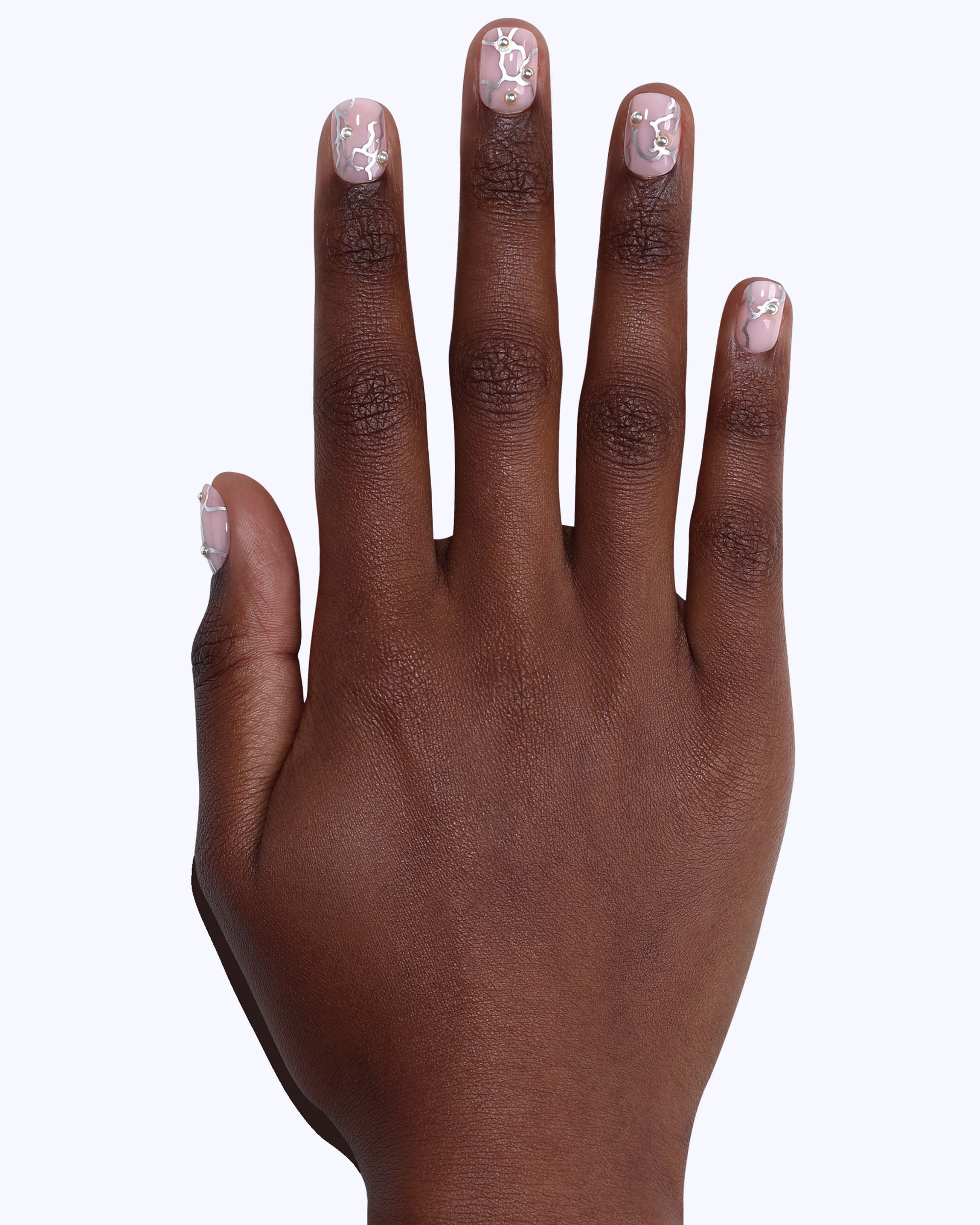 Mini Silver Linings Press On Nails (24PC)