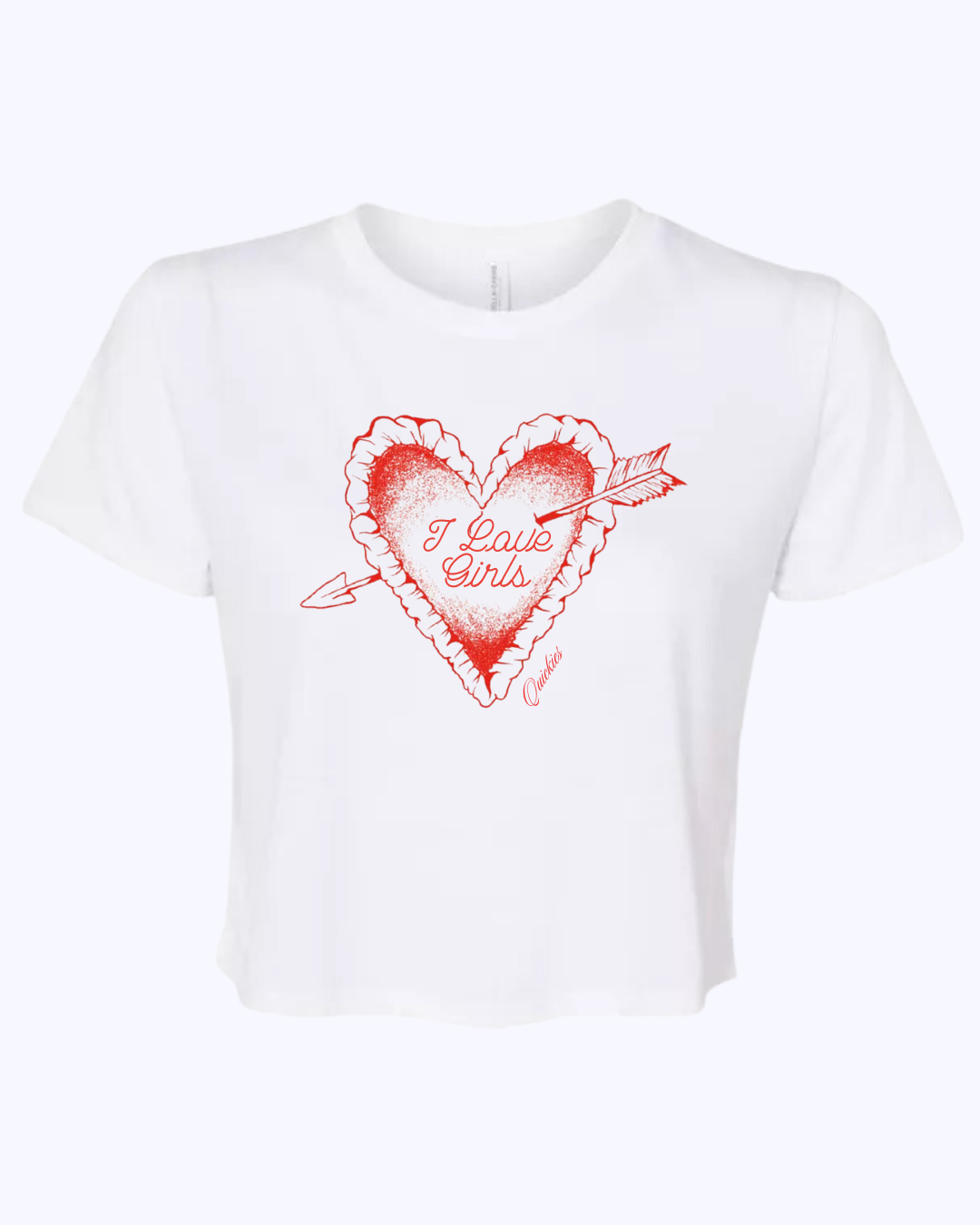 I Love Girls Crop Tee (Limited Edition)