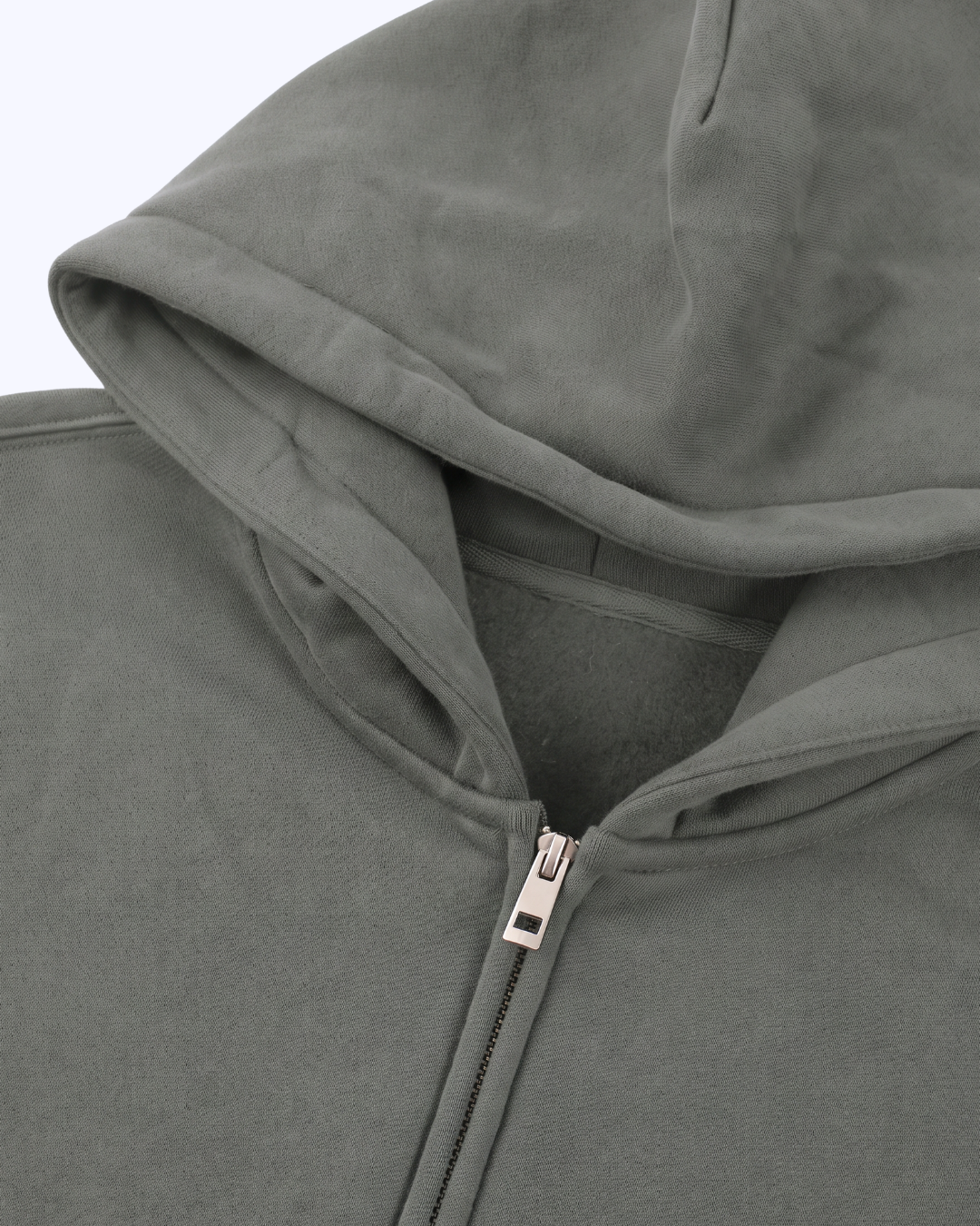 This Is Your Sign Double Zip Fleece Hoodie (Cement/Merlot)