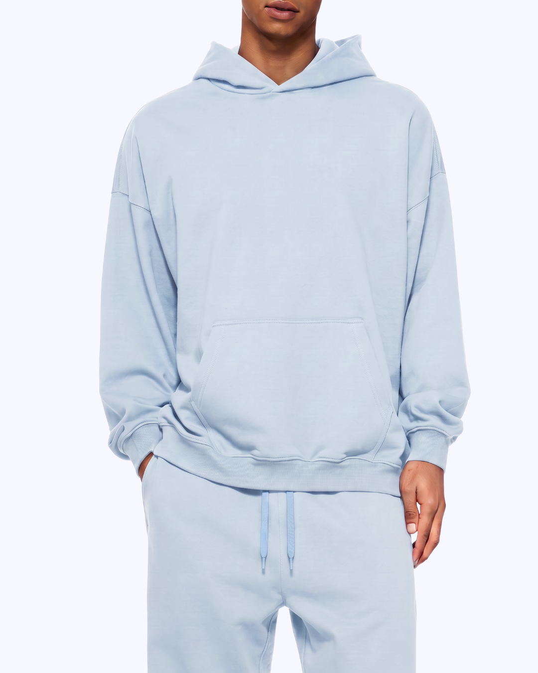 Wanna Have A Quickie? Heavyweight Hoodie (Powder/Azure)