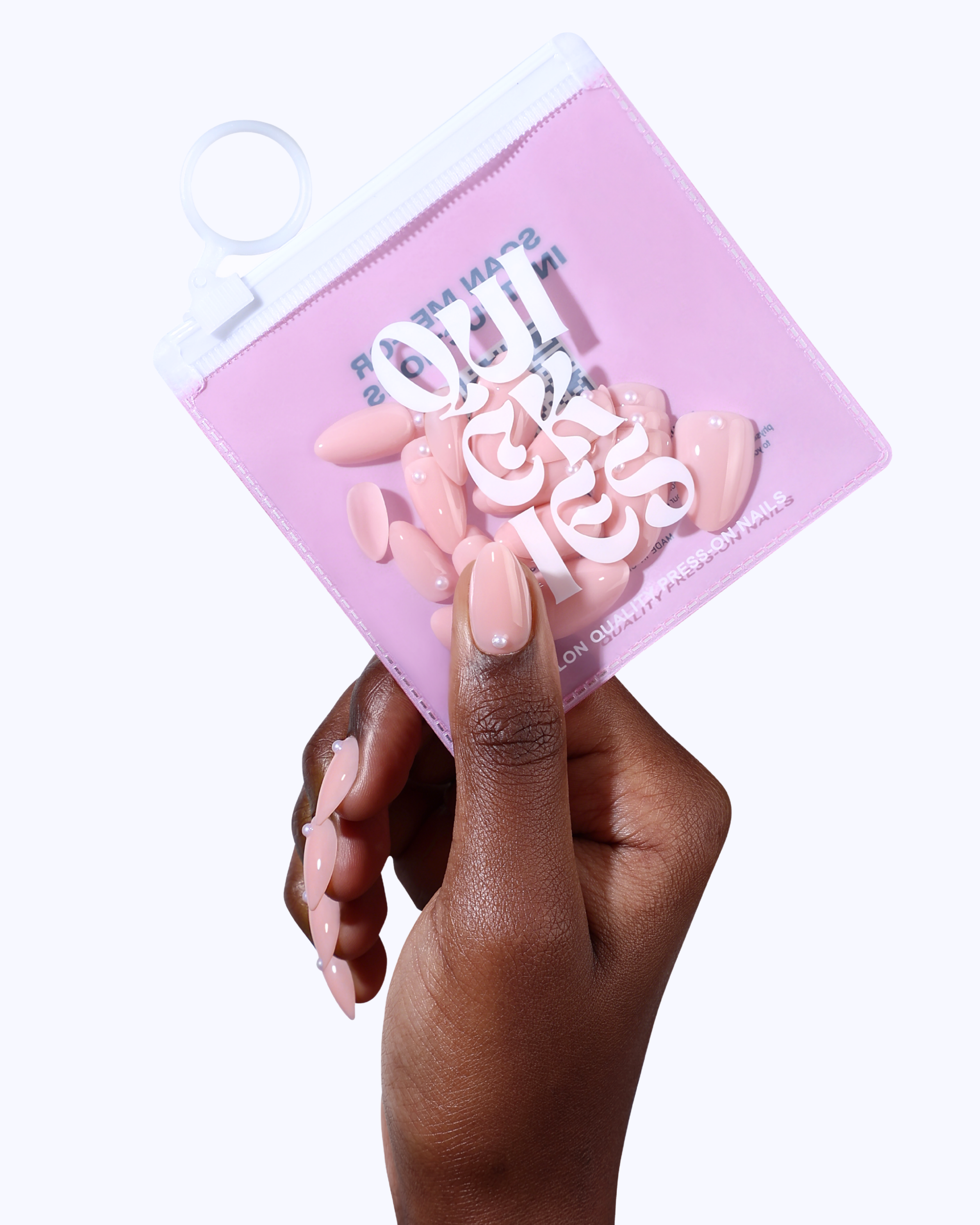 Pearl Pressure Press On Nails (30PC)