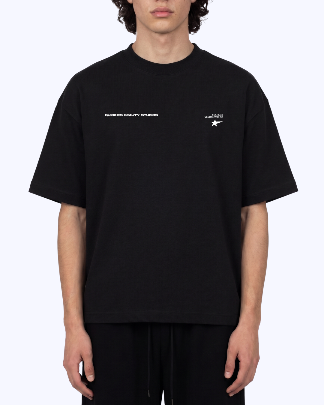 This Is Your Sign Boxy Staple Tee (Black/White)