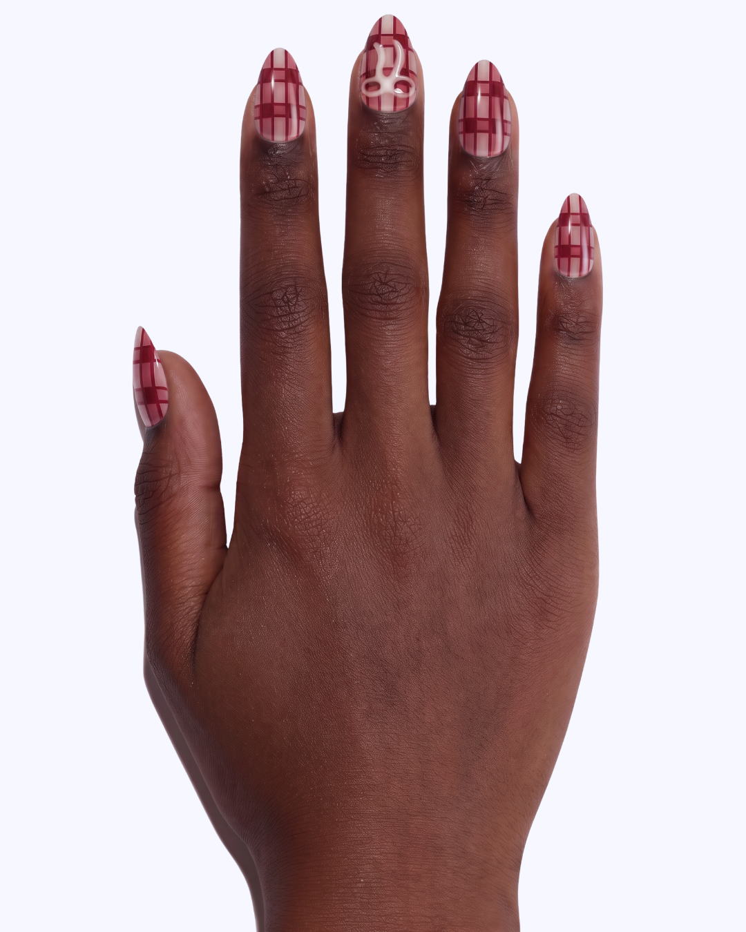 Plaid Hard To Get Press-On Nails (30PC)