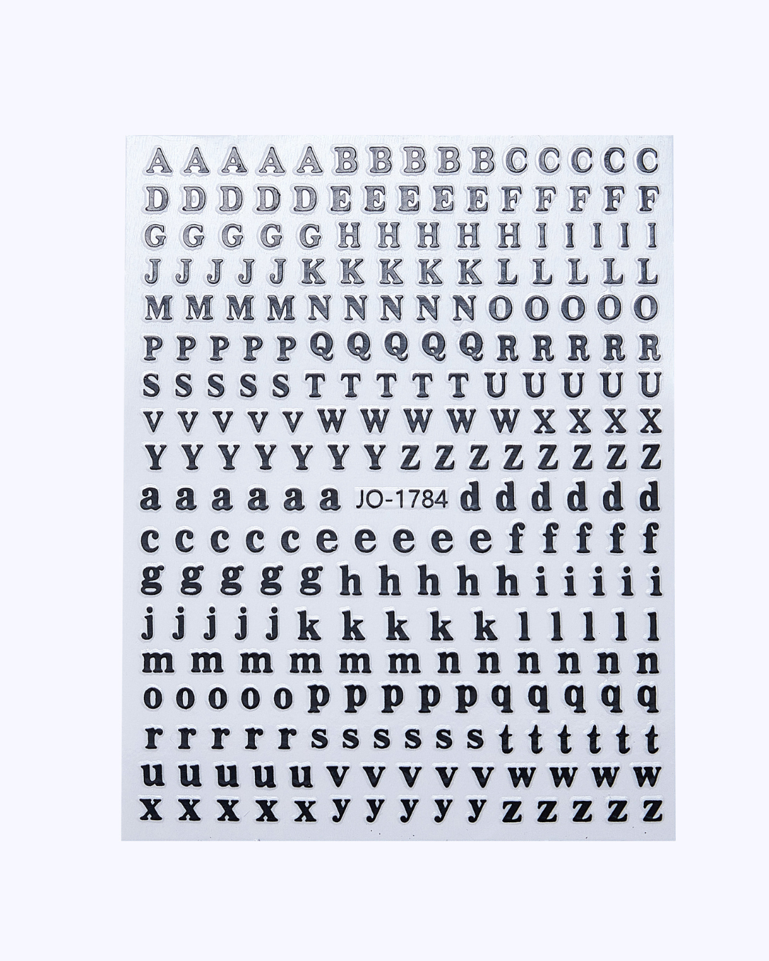 ABC Letter Nail Stickers Canada 