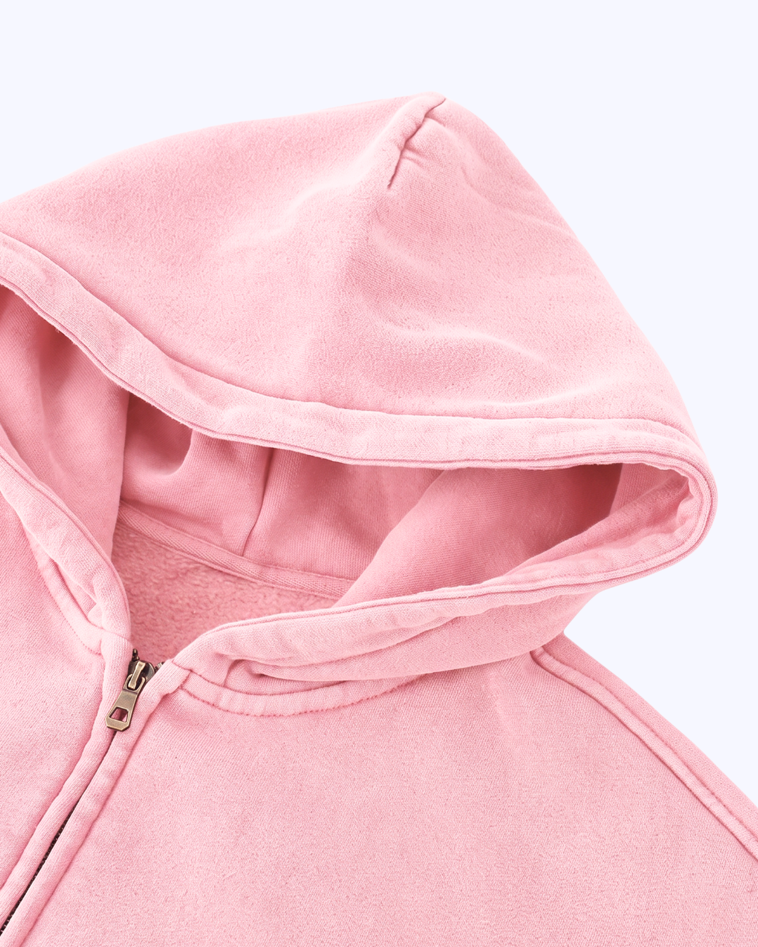 Studio Boxy Double-Zip Fleece Hoodie (Candy/Cobalt)
