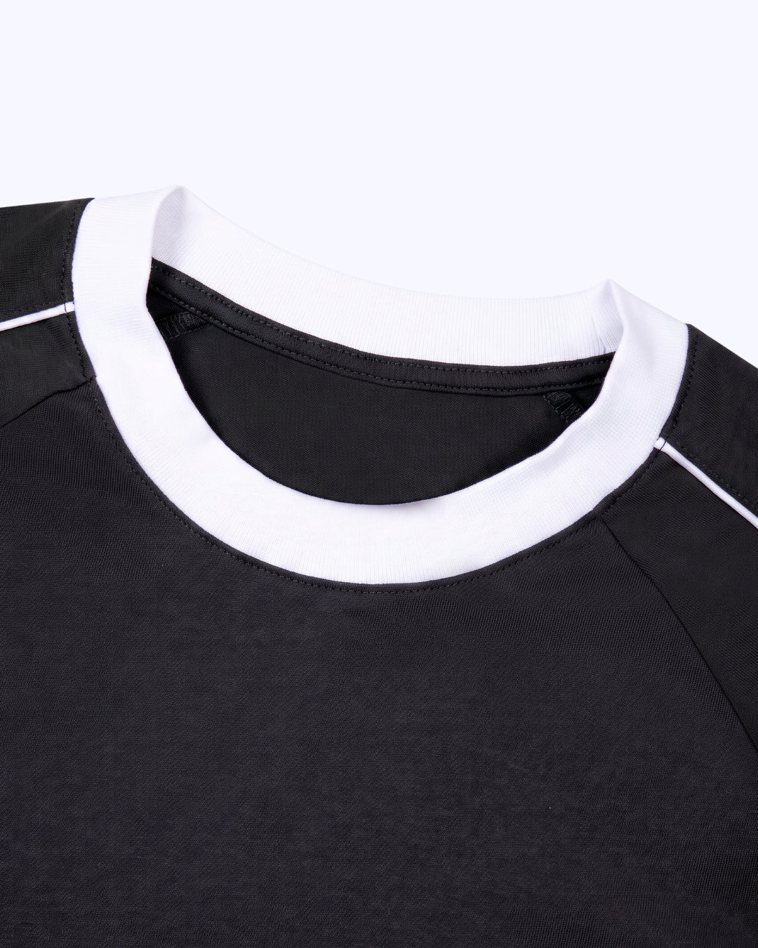 Legacy Athletic Raglan Color Block Tee (Black/White)
