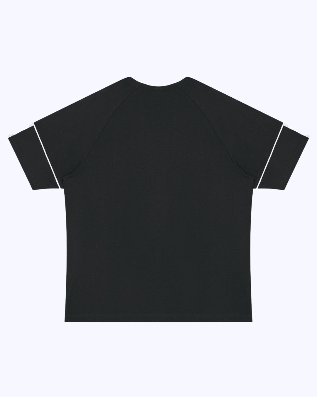 Legacy Athletic Raglan Color Block Tee (Black/White)