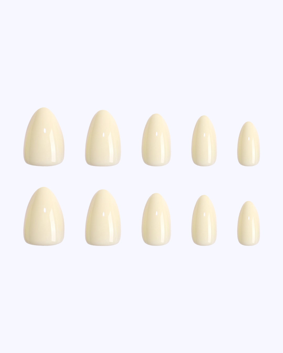 Butter Yellow Press On Nails (30PC)