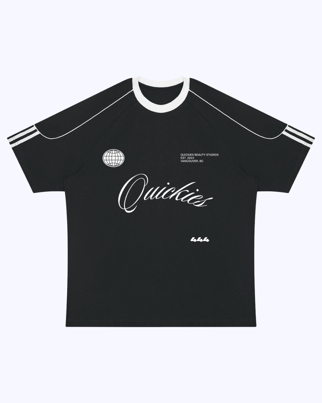 Legacy Athletic Raglan Color Block Tee (Black/White)