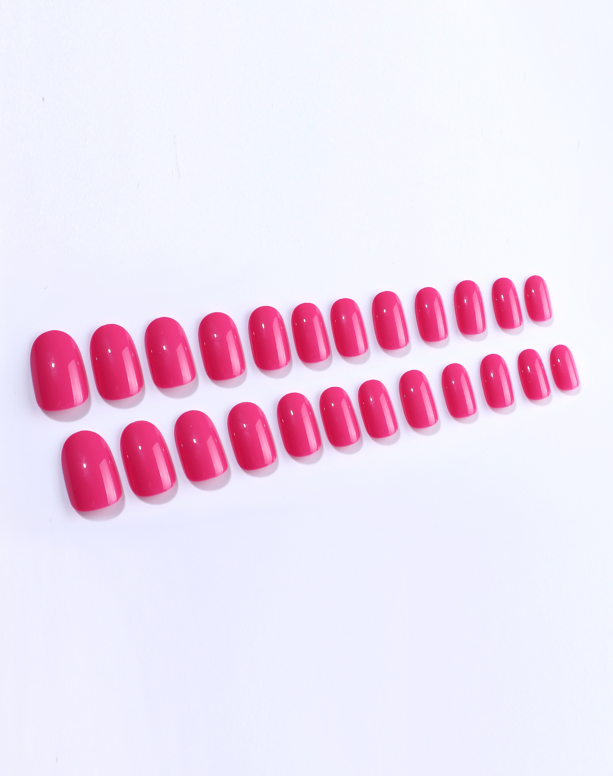 Pink Core Press On Nails (24PC)